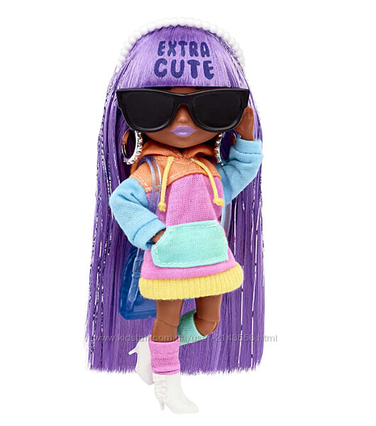 Лялька barbie extra minis lavender