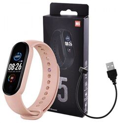 Смарт браслет M5 Smart Bracelet Фітнес трекер Watch Bluetooth. Колір рожеви