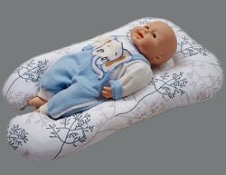 Ортопедична подушка лежанка для немовляти
