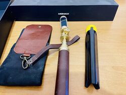 Momax Палка для селфі 90 cm з Bluetooth Gold