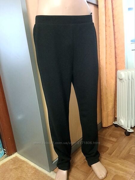 Черные прямые брючки, размер 16 - L - 50