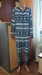 Домашний теплый флисовый кигуруми, размер L/XL