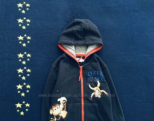 1-2 рок. George брендова Толстовка, худі, фліска, кофта- меховушка. Оригіна