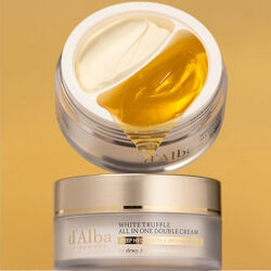 Антивіковий подвійний крем сироватка з білим трюфелем  D&acuteALBA White Truffle Double Serum & Cream 70 g