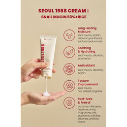 Крем з муцином равлика 93 і екстрактом рису Ksecret K-Secret SEOUL 1988 Cream Snail Mucin 93  Rice