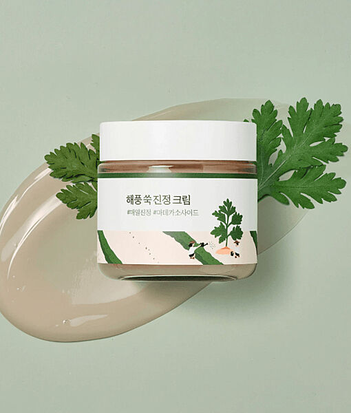 Заспокійливий крем з морським полином ROUND LAB Mugwort Calming Cream 80ml