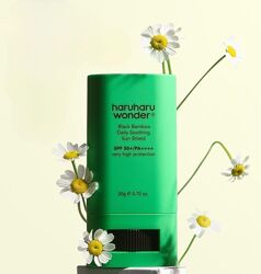 Сонцезахисний стік  Haruharu Wonder Black Bamboo Daily Soothing Sun Stick SPF50 PA 20 г