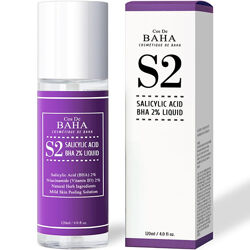 Тонік есенція для лікування акне та звуження пор Cos De Baha Salicylic Acid BHA 2 Liquid 120 мл