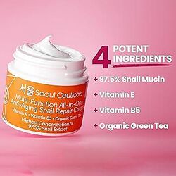 Антивіковий крем із муцином равлика Seoul Ceuticals Multi-Function All-In-One Anti-Aging Snail Repair Cream, 60 мл