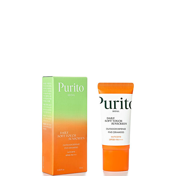 Мініатюра сонцезахисного крему з керамідами Purito Seoul Daily Soft Touch Sunscreen SPF 50 PA 15 ml