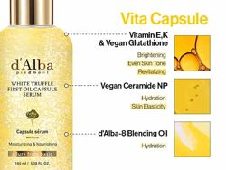 Тонер сироватка з вітаміном C та білим трюфелем Dalba D&acuteALBA Vita Toning Serum Toner 180 мл