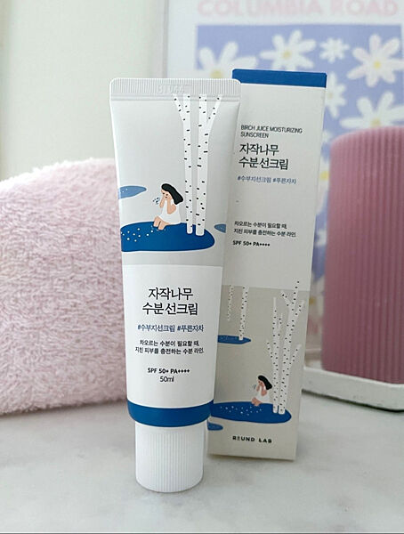 Сонцезахисний крем з березовим соком  Round Lab Birch Juice Moisturizing Sunscreen SPF 50 PA 50 ml