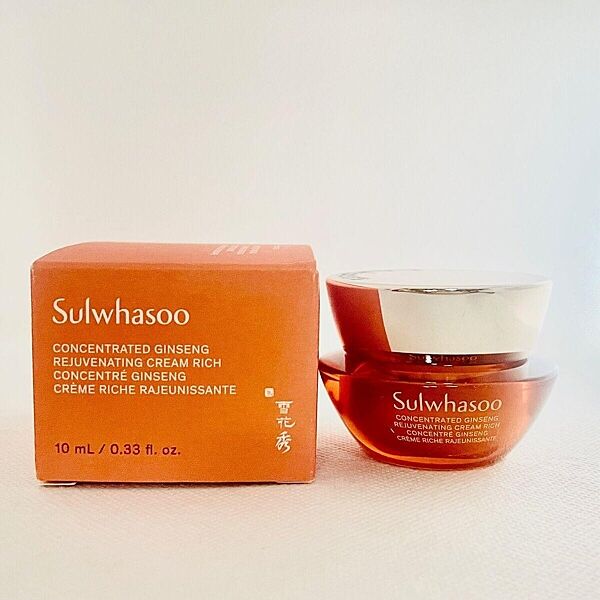 Антивозрастной питательный крем с женьшенем  Sulwhasoo Concentrated Ginseng Renewing Cream EX Classic 10 ml