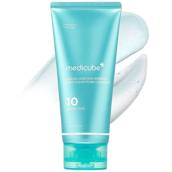 Глибоко очищуюча пінка з азелаїновою кислотою MEDICUBE Azelaic Acid Niacinamide Deep Clean Foam Cleanser 120 g