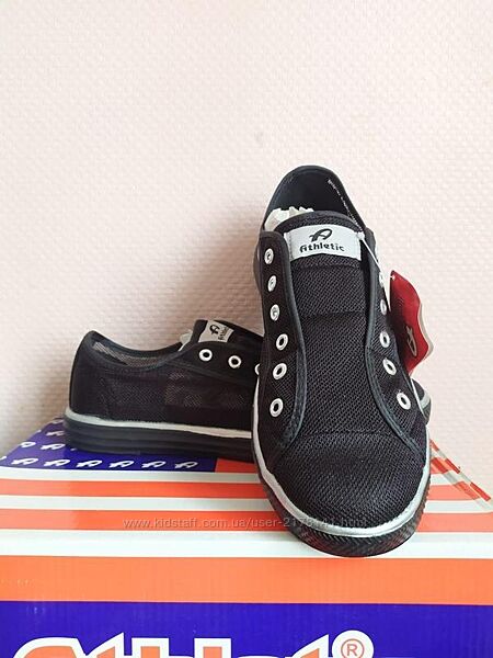 Чоловічі кеди athletic, сітка, чорні