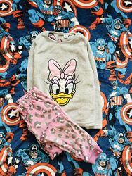 8-9 рок 134 зр. TU. George флісова пухнаста піжама з Однорогами і Качечкою.