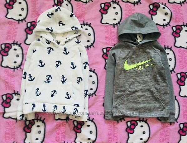 4-5 рок Nike. Nautica. Оригінал утеплене Худі на флісі, толстовка фліска з 