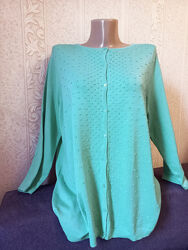 2xl красивая нежная кофта кардиган с узором на осень