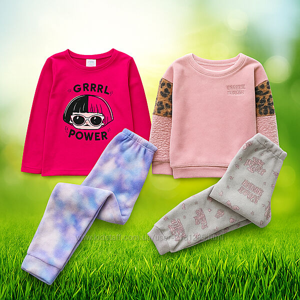 5-6 років, 116 зріст Primark пухнаста небесна флісова піжама з Lol і Міні М