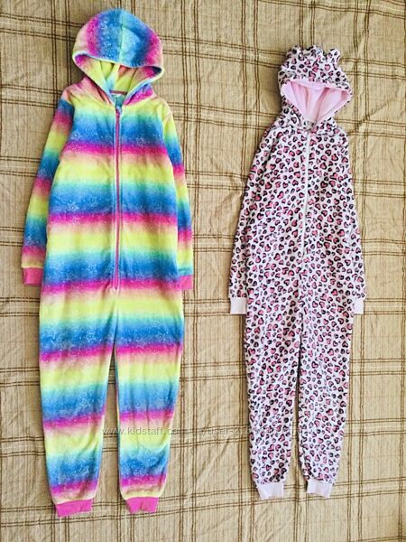 11-12 рок. 152 зріст M&Co Флісовий кігурумі Райдужний і з Сердечками, пухна