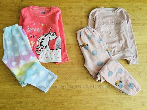9-10 р. , Primark флісова піжама з Однорогом. тепла, мякенька. Стан нової