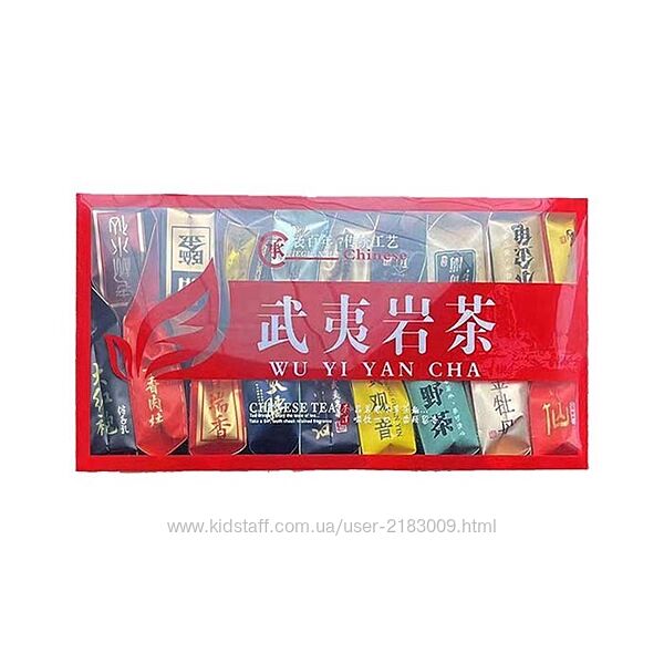 Чай улун мікс 18 видів у пробниках по 7.5г