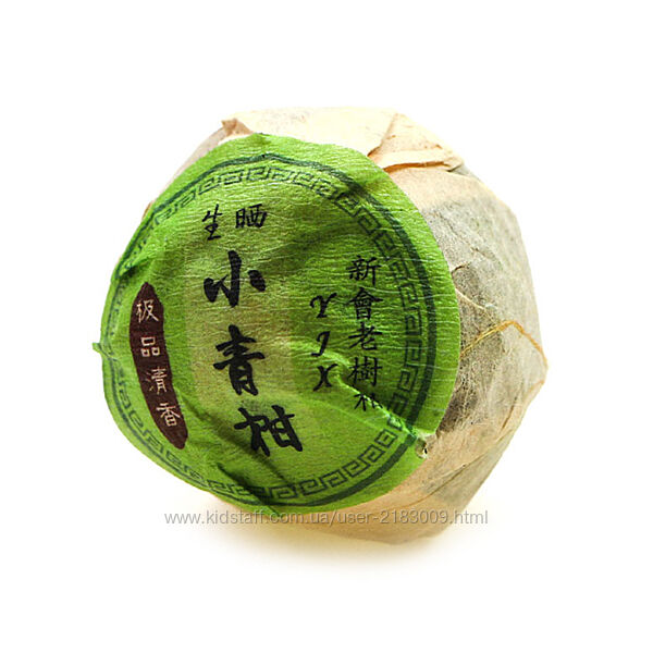 Сяо Цин Ган  Шу Пуер у зеленому мандарині зі старого дерева 38, ваговий 1
