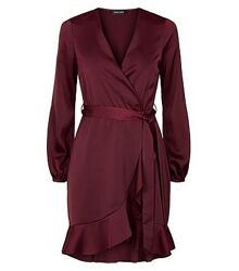 New Look розкішна сукня, сатинова вечірня сукня, шовкове/атласне плаття, S