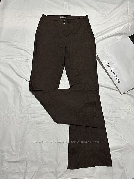 Clockhouse жіночі брюки кльош, штани палаццо, офісні ділові брюки, L