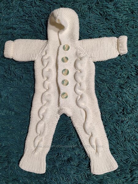 Вязаний теплий чоловічок, ручна робота