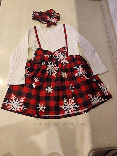 НОВЕ новорічне дитяче плаття