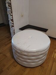 Пуф з екошкіри