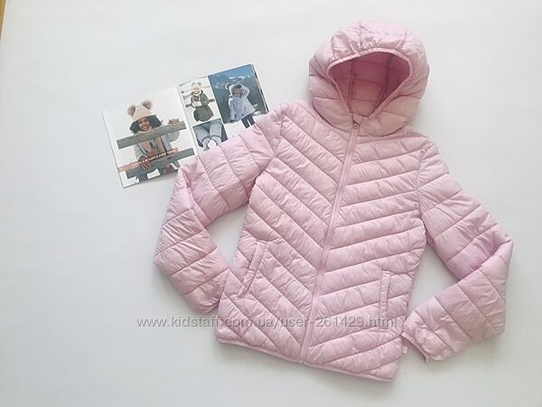 стильна куртка - Benetton - ніжно рожева   р 158/170