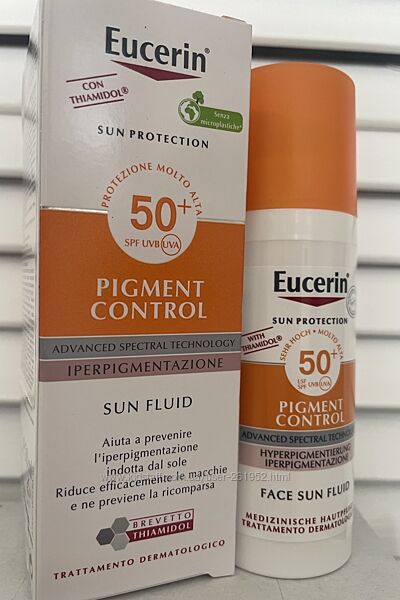 Eucerin сонцезахисний флюїд для обличчя SPF 50 Пігмент контрол