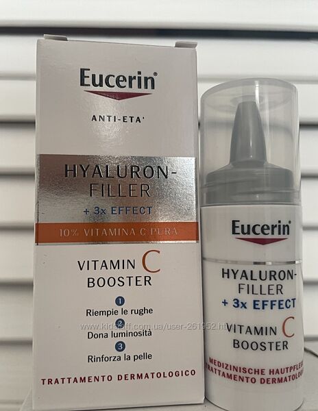 Eucerin Hyaluron-filler Вітамін С бустер 3х ефект