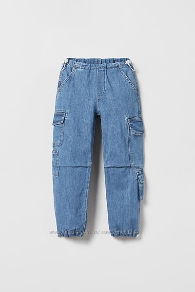 широкі джинси Zara, широкие джинсы Зара 164 см