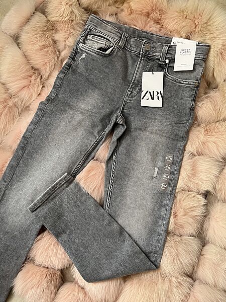 еластичні стрейч джинси скінні Zara, джинсы скинни стрейч Зара, 164 см