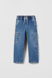 джинси джогери карго Zara 134 см, джинсы джогеры брюки Зара   Оригінал