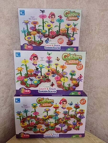 Конструктор Квітковий сад 90, 144, 224 деталей