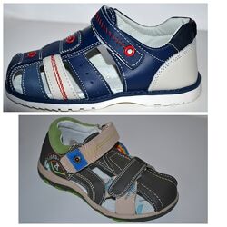 Кожаные босоножки для мальчиков Meekone 26-28