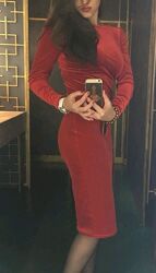 Сукня  оксамитова футляр 