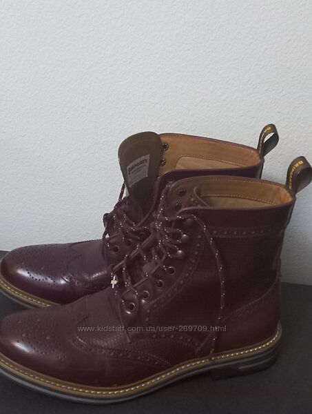 Чоловічі шкіряні італійські черевики броги