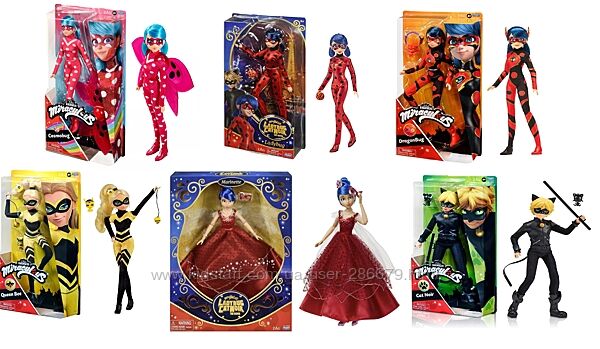 Ляльки в асортименті Miraculous Ladybug Cat Noir Movie Exclusive Marinette
