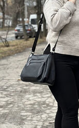 Жіноча сумка кросбоді з натуральної шкіри