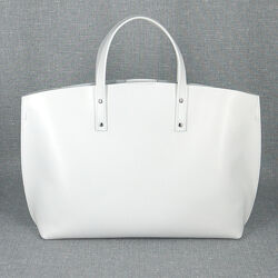 Елегантний шкіряний шопер. Українське виробництво