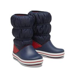 Дитячі зимові чоботи Crocs Crocband Winter Boot оригинал c6. c8 два кольори